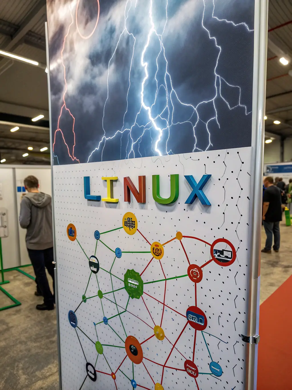 A series of interconnected nodes representing a network, highlighting the redundancy and failover capabilities of DesignWave's hosting platform.